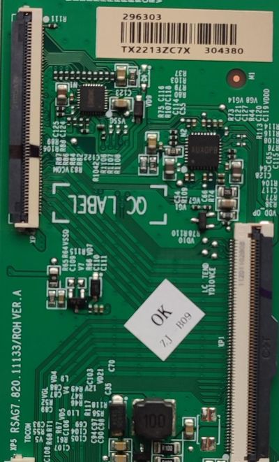 KIT DE TARJETAS PARA TV TOSHIBA·FIRE TV 4K·UHD·HDR / NUMERO DE PARTE 302838 / TPD.MT9612.PB751 / 302837 / 50C350U(0002) / T-CON 296303 / RSAG7.820.11133/ROH / 304380 / PANEL HD500Y1U51-T0L2K2/GM/CKD3A/ROH / T500QVN03.7 / MODELO 50C350KU 50C350U - Imagen 2